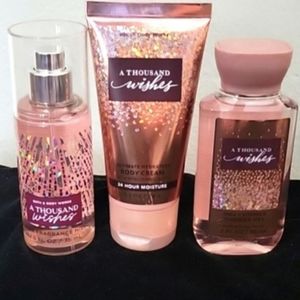 Bath and Body Works A Thousand Wishes Travel Set